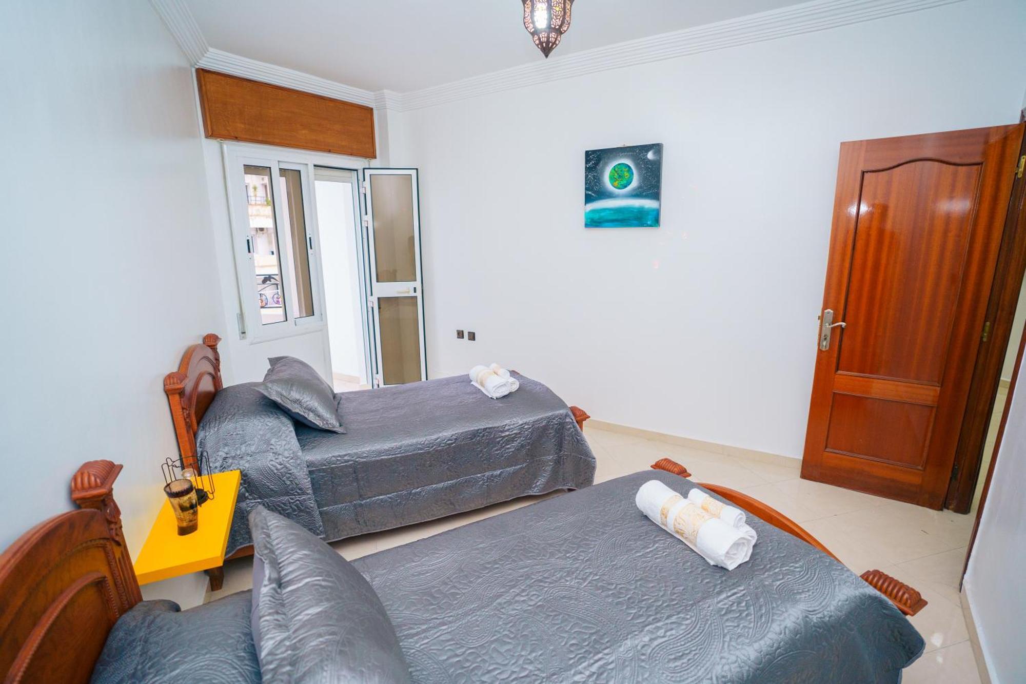 Bright Apartment With Sea View, Few Steps Away From The Tgv Tanger Luaran gambar