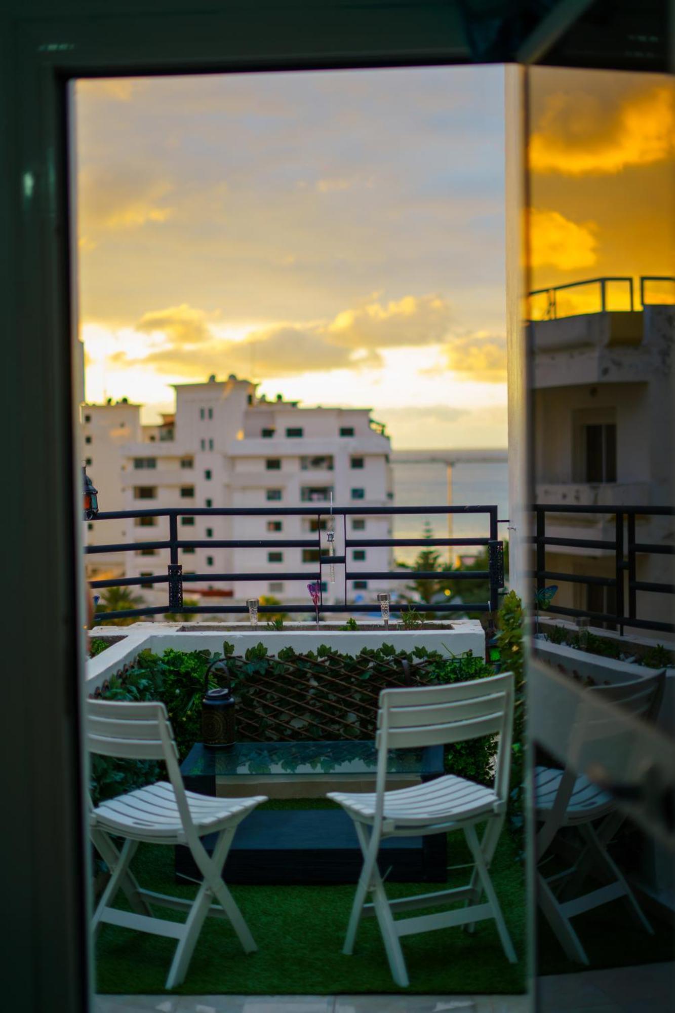 Bright Apartment With Sea View, Few Steps Away From The Tgv Tanger Luaran gambar
