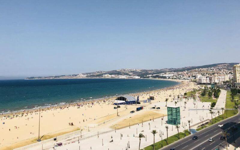 Bright Apartment With Sea View, Few Steps Away From The Tgv Tanger Luaran gambar